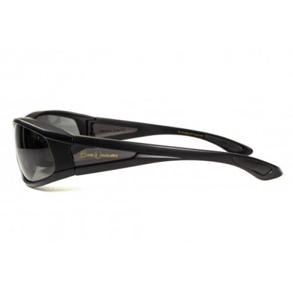 Окуляри біфокальні поляризаційні (захисні) BluWater Winkelman-2 polarized (+2.0 bifocal), (gray) чорні