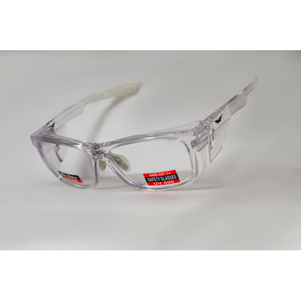 Окуляри під діоптрії Global Vision RX-T Crystal (rx-able) (clear), прозорі в прозорій оправі