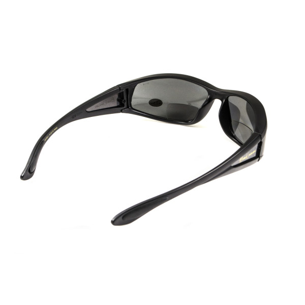 Окуляри біфокальні поляризаційні (захисні) BluWater Winkelman-2 polarized (+2.5 bifocal), (gray) чорні