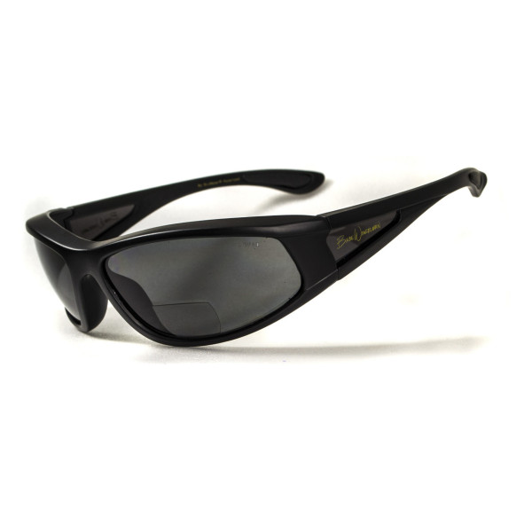 Окуляри біфокальні поляризаційні (захисні) BluWater Winkelman-2 polarized (+2.5 bifocal), (gray) чорні