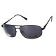 Окуляри поляризаційні BluWater Navigator-2 Polarized (gray), чорні в металевій оправі