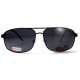 Окуляри поляризаційні BluWater Navigator-2 Polarized (gray), чорні в металевій оправі