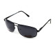 Окуляри поляризаційні BluWater Navigator-2 Polarized (gray), чорні в металевій оправі