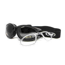 Окуляри захисні з ущільнювачем Global Vision Eliminator RX (gray) Anti-Fog, сірі з діоптричною вставкою