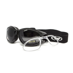 Окуляри захисні з ущільнювачем Global Vision Eliminator RX (gray) Anti-Fog, сірі з діоптричною вставкою