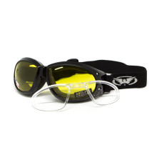 Окуляри захисні з ущільнювачем Global Vision Eliminator RX (yellow) Anti-Fog, жовті з діоптричною вставкою