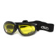 Окуляри захисні з ущільнювачем Global Vision Eliminator RX (yellow) Anti-Fog, жовті з діоптричною вставкою