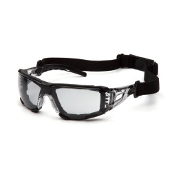 Окуляри захисні з ущільнювачем Pyramex Fyxate (light gray) H2MAX Anti-Fog, світло-сірі напівтемні