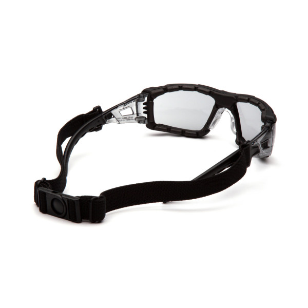 Окуляри захисні з ущільнювачем Pyramex Fyxate (light gray) H2MAX Anti-Fog, світло-сірі напівтемні