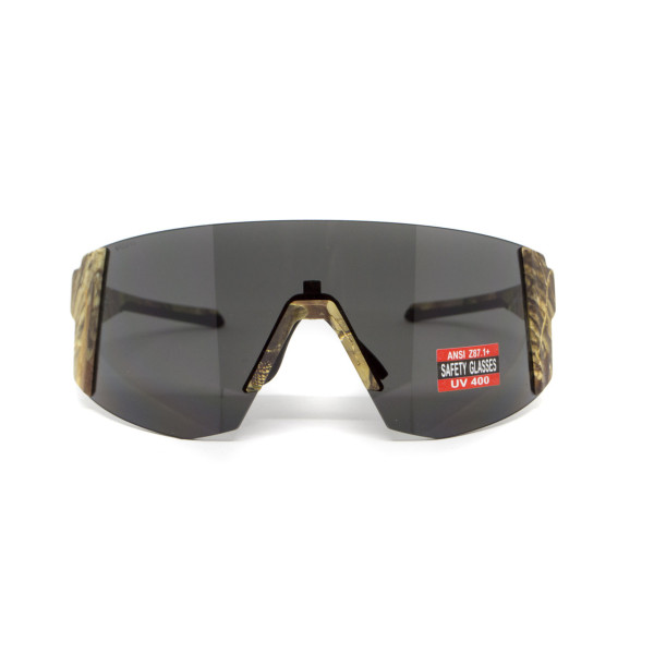Окуляри захисні Global Vision Astro Camo (gray), сірі в камуфльованій оправі (з можливістю установки діоптрійної вставки)