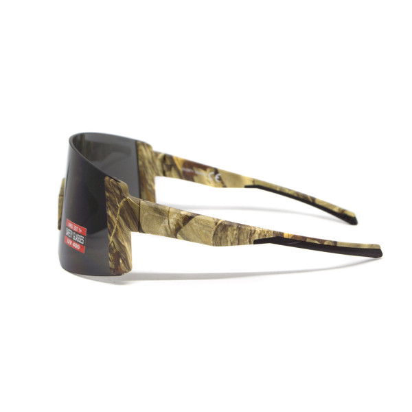 Окуляри захисні Global Vision Astro Camo (gray), сірі в камуфльованій оправі (з можливістю установки діоптрійної вставки)