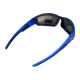 Окуляри захисні Global Vision Sly Blue Metallic (smoke), сірі лінзи в оправі синій металік