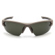 Окуляри захисні Venture Gear Tactical Semtex 2.0 Tan (forest gray) Anti-Fog, чорно-зелені в пісочній оправі