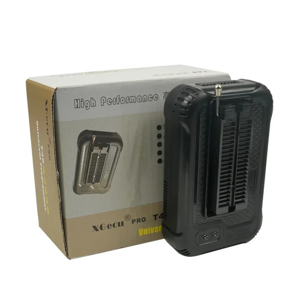 USB програматор мікросхем Xgecu T48 (TL866 3G) з адаптерами 12в1, універсальний