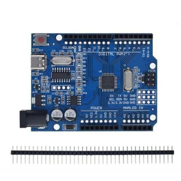 Arduino Uno R3 плата ATmega328PB з USB Type-C, контролер AVR з чипом CH340G для DIY проєктів та навчання