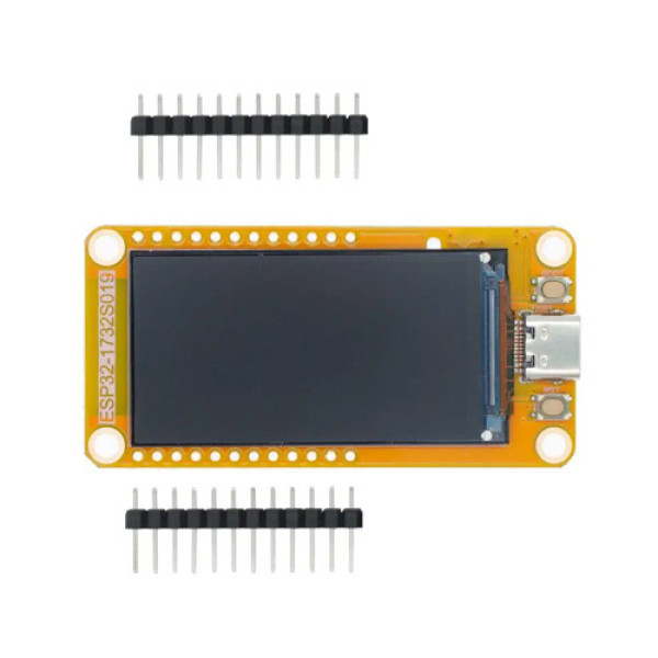 Плата розробника ESP32-S3 LVGL 1.9" Wi-Fi Bluetooth Type-C ESP32-1732S019 для IoT і дисплейних проєктів