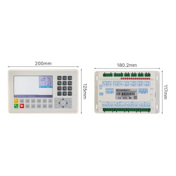 Контролер Ruida RDC6445S для CO2 лазерного верстата — система керування 4 осі, USB, LAN, дисплей 5" TFT