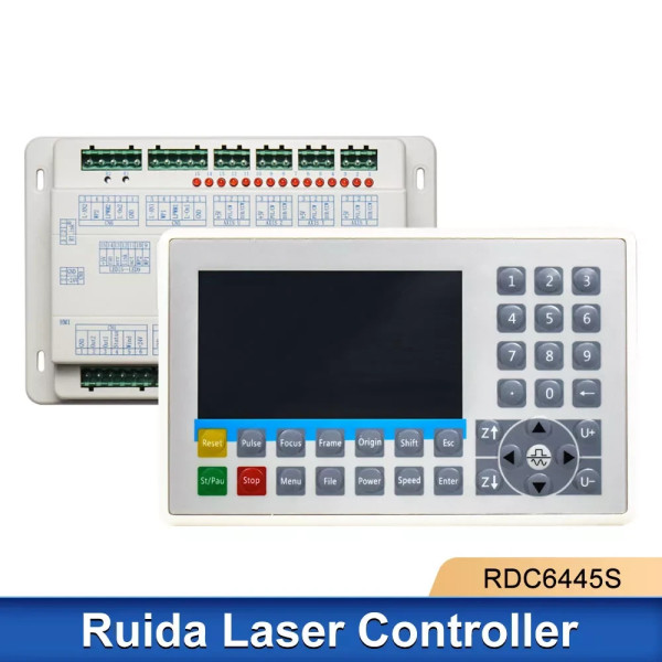 Контролер Ruida RDC6445S для CO2 лазерного верстата — система керування 4 осі, USB, LAN, дисплей 5" TFT