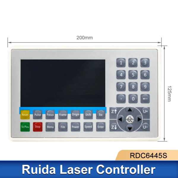 Контролер Ruida RDC6445S для CO2 лазерного верстата — система керування 4 осі, USB, LAN, дисплей 5" TFT