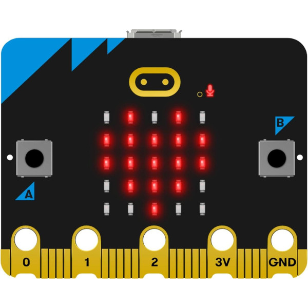 Контролер BBC Micro:bit V2.2 ARM Cortex M4 з Bluetooth, плата для навчання і розробки