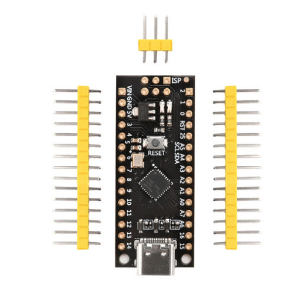 Плата розробника ATTINY88 HW-Tiny 16 МГц Type-C, мікроконтролер сумісний з Arduino Nano