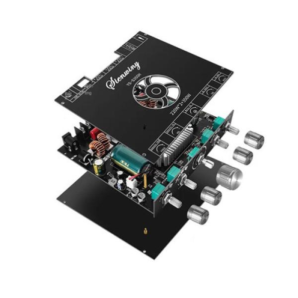 Аудіо підсилювач потужності звуку HiFi 2.1 2x220Вт+350Вт Bluetooth 5.1 TD5165A, YS-S350H