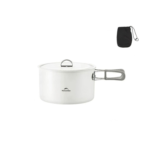 Каструля із керамічним антипригарним покриттям Naturehike CNK2450CF013, 1.7 л, алюміній