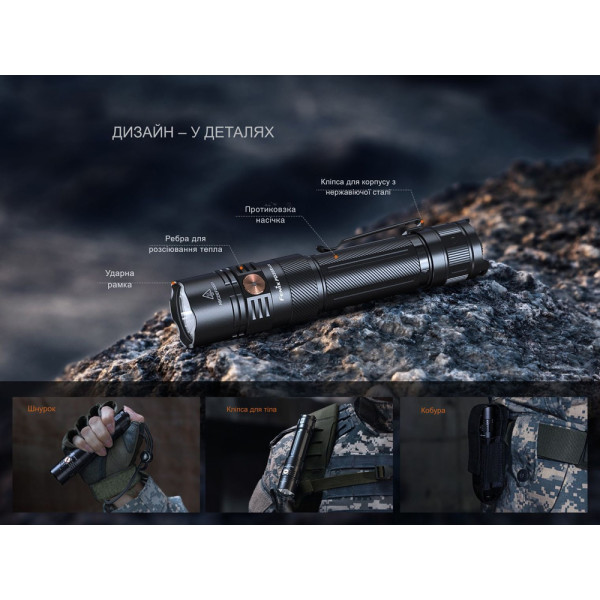 Ліхтар ручний Fenix PD36R ACE 3000 лм