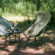 Стілець складаний ультралегкий Naturehike CNK2550JJ013 Yamami YL01, розмір L, алюміній, сірий