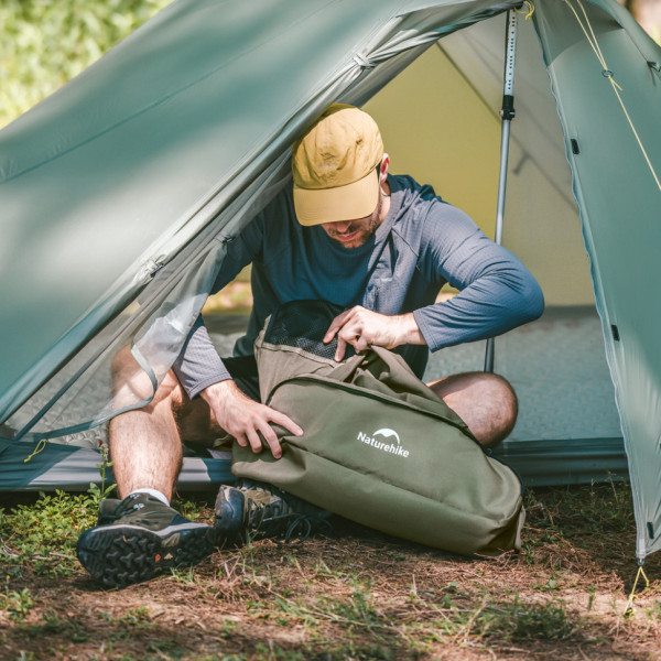 Стілець складаний ультралегкий Naturehike CNK2550JJ013 Yamami YL01, розмір L, алюміній, сірий