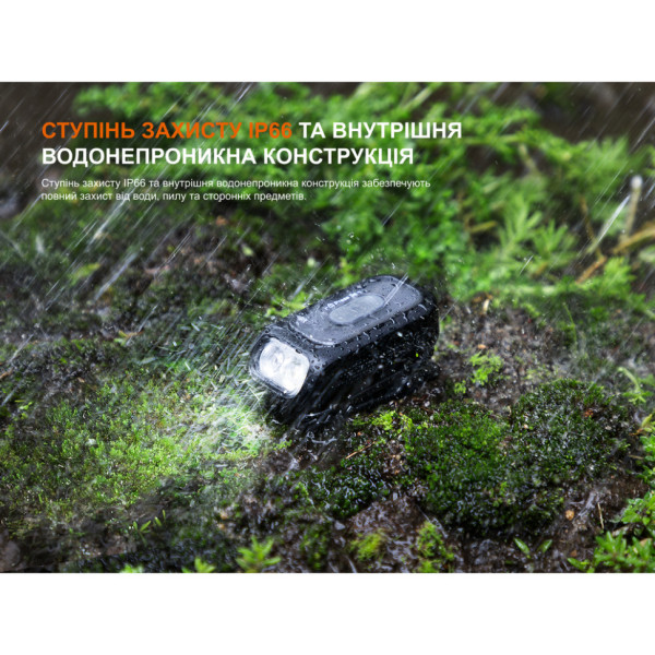 Ліхтар з кліпсою Fenix E04R, білий (E04RW)