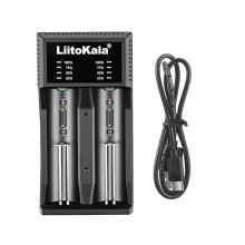 Зарядний пристрій Liitokala Lii-C2, Ni-Mh/Li-ion/Li-Fe, Micro USB, LED (Lii-C2)