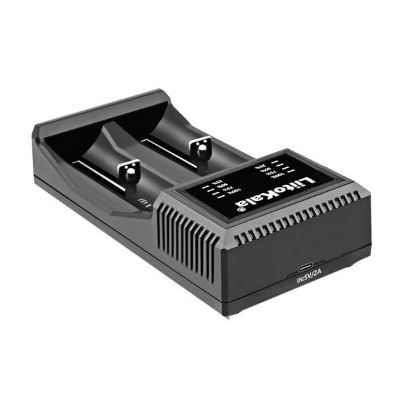 Зарядний пристрій Liitokala Lii-C2, Ni-Mh/Li-ion/Li-Fe, Micro USB, LED (Lii-C2)