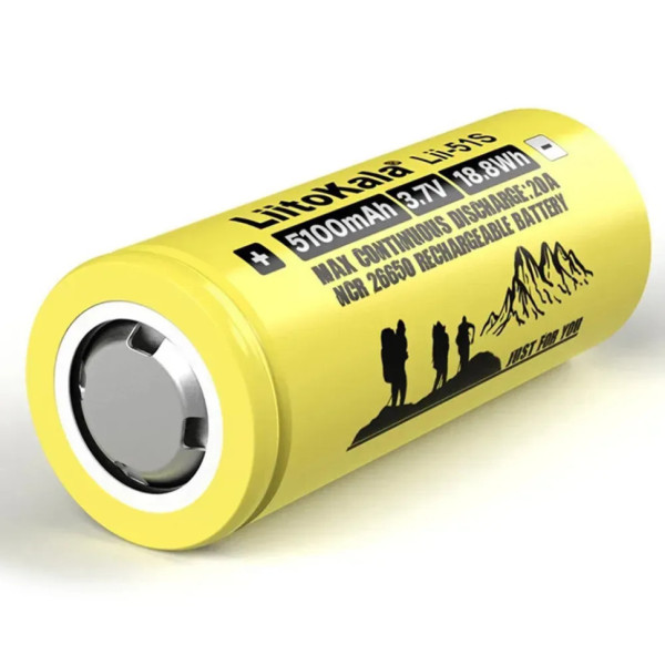 Акумулятор Liitokala Lii-51S-PCB 5100 mAh 20A 26650 Li-ion (Lii-51S-PCB)